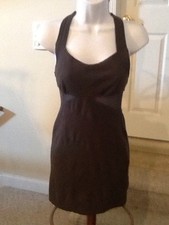 Ladies XS Free People Dark Gray Sheer Party Dress