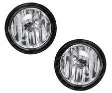 QSC Fog Lights Lamps Pair LH RH w/ Bulbs for Freightliner Columbia 04-10