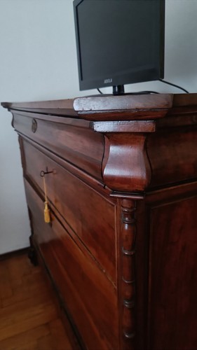 Cassettone In Noce Fine 800 - Foto 2 di 6