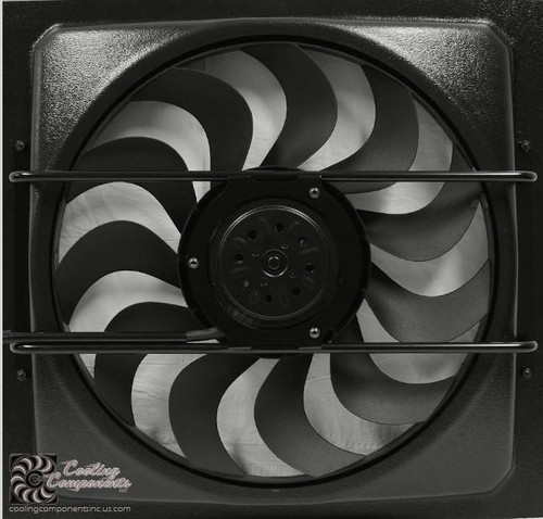 Componentes de refrigeración 1720 - Ventilador eléctrico y funda - 19"" x 20"" x 2-5/8""D - Imagen 2 de 4