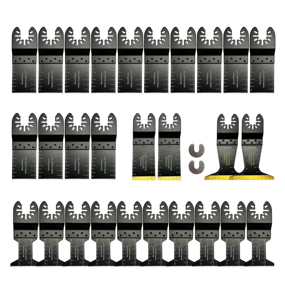 Oscillating Saw blades Multi Tool Wood Metal Cut Cutter For Dewalt Fein 30PCS - Image 1 of 4