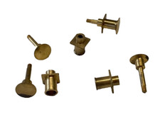 K's O gauge brass square based locomotive buffers