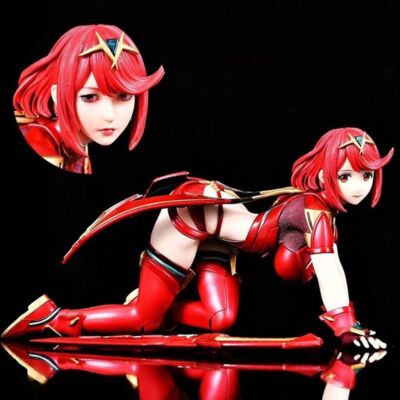 Xenoblade Chronicles 2 Pyra Homura Lie Down Game Girl PVC Figure New No Box 