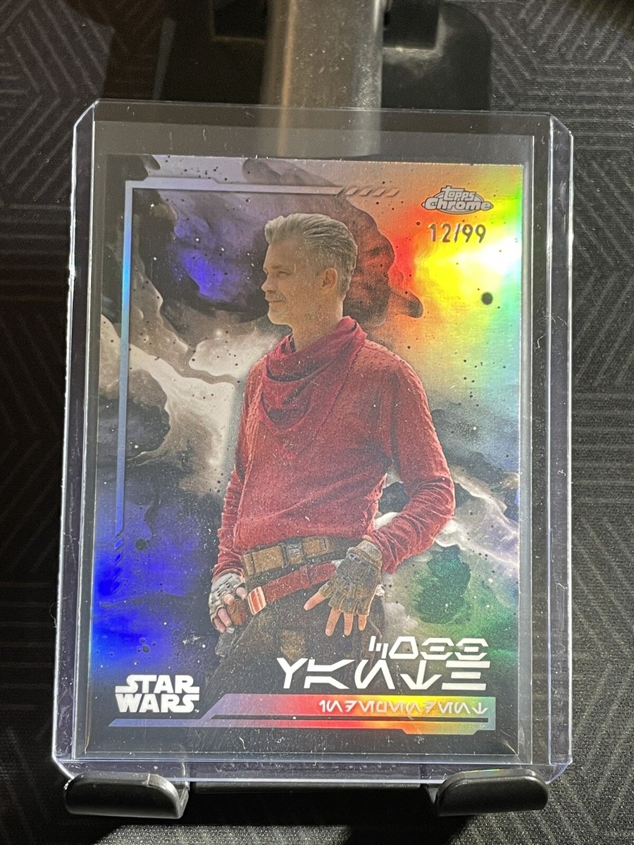 2024 TOPPS CHROME STAR WARS COBB VANTH AUREBESH REFRACTOR SP 99 
