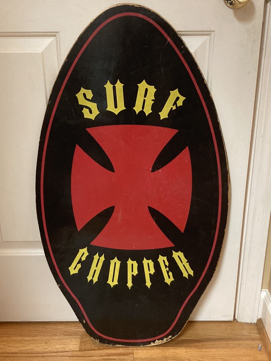 Vintage Skim Boogie Board RARE “Surf Chopper” Iron Cross