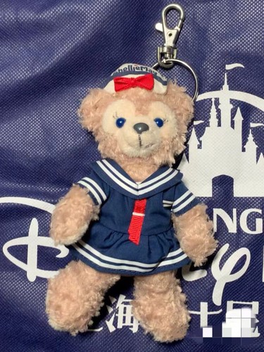 Authentic Disney Duffy Shelliemay Bear Sailor Keychain Plush Pendant 2024 NEW - Picture 4 of 5