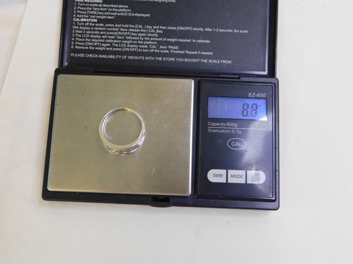 Diamant 10 Karat massiver Gold Bandring 8,8 Gramm - Bild 3 von 15