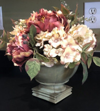 Floral Arrangement Centerpiece Burgundy Multi...