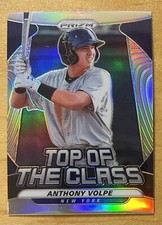 Anthony Volpe Rookie 2020 Panini Prizm Top Of The Class Silver Prizm Insert NMMT