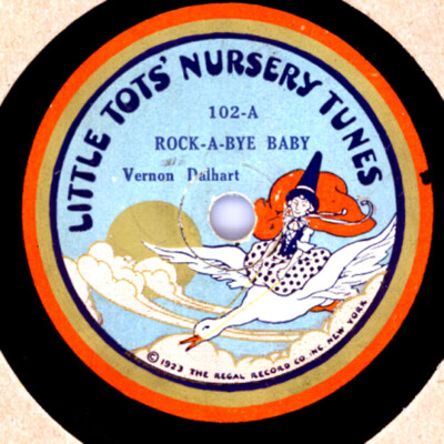 ''Little Tot's Nursery Tunes'' Rock-a-Bye Baby    KLEINFORMAT 18 CM    78rpm  M111