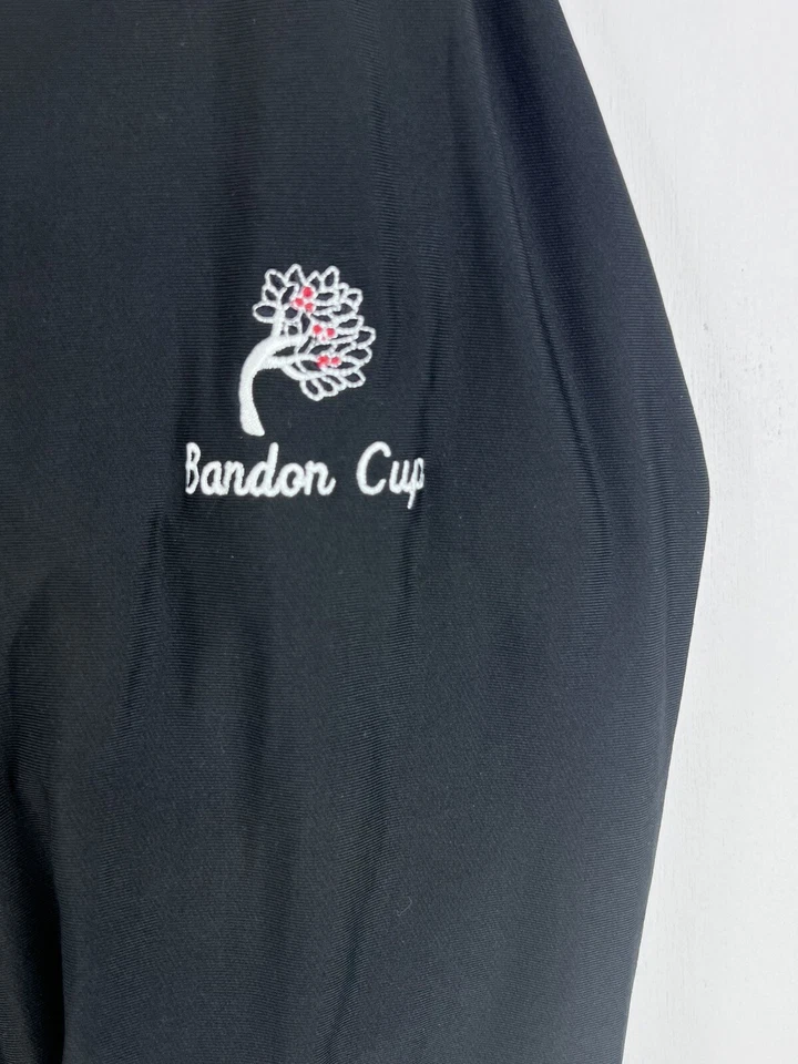 Camisa Footjoy Para Hombres Adultos Grande Negra Simulada Cuello Alto Golf Manga Larga Elastizada Foto 4 de 4