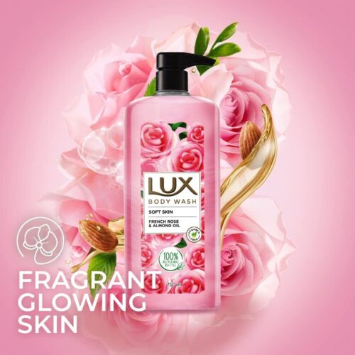 Lux Duschgel Weich Haut French Rose & Mandel Öl 750ml Weltweit - Bild 5 von 8