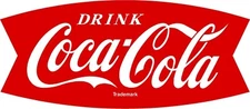 #4384 6" (1) Drink Coca Cola Vintage Repro Decal Sticker LAMINATED