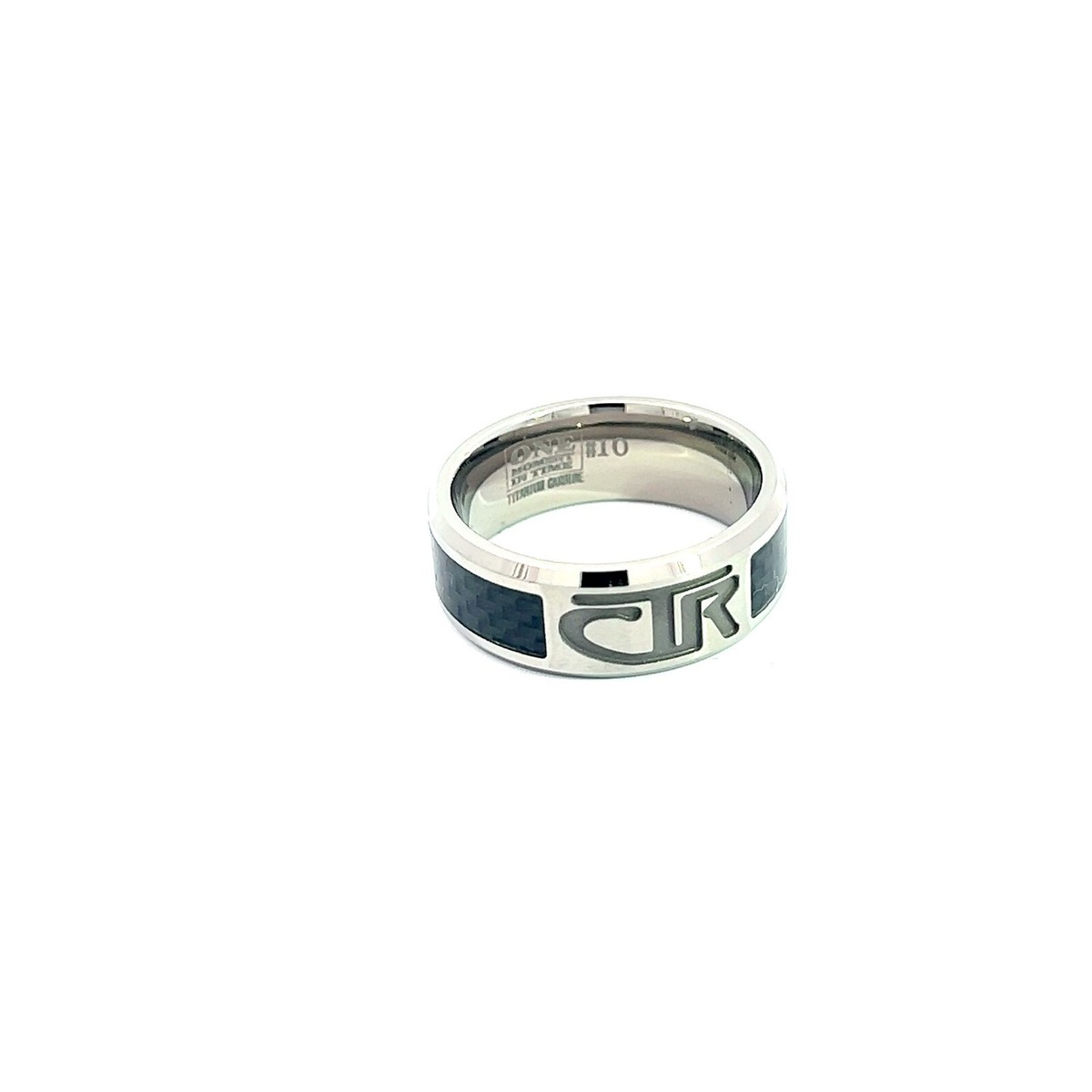 指輪・リング JOHO scar ring J113 Size 8-13 Ring Titanium Carbon Fiber Mormon One Moment