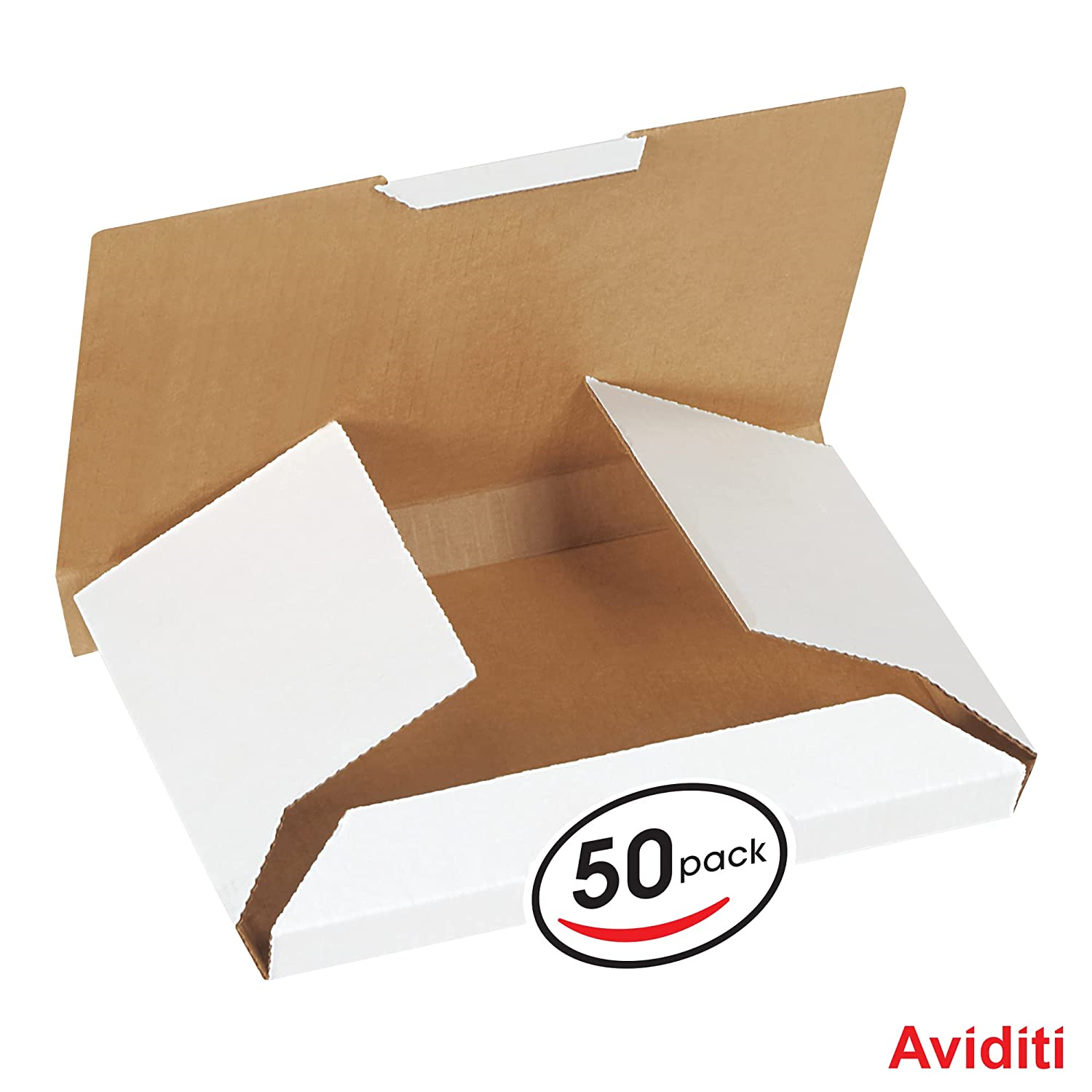 Boxes Fast BFMLRDVD Corrugated Cardboard DVD Mailers 7 5/8 x 5 7/16 x