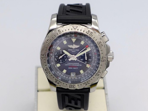 BREITLING PROFESSIONAL SKYRACER A27362 GREY DIAL STAINLESS STEEL AUTO  WRISTWATCH | eBay