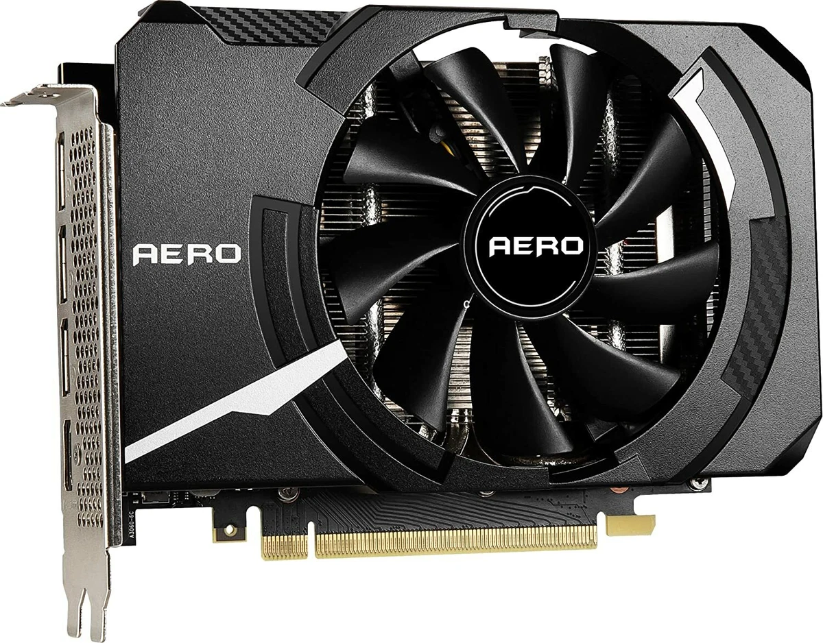 MSI GeForce RTX 3060 Ti AERO ITX 8G OC LHR RT GDDR6 Graphics Card Board