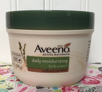 aveeno daily moisturizing body yogurt vanilla and oats lotion