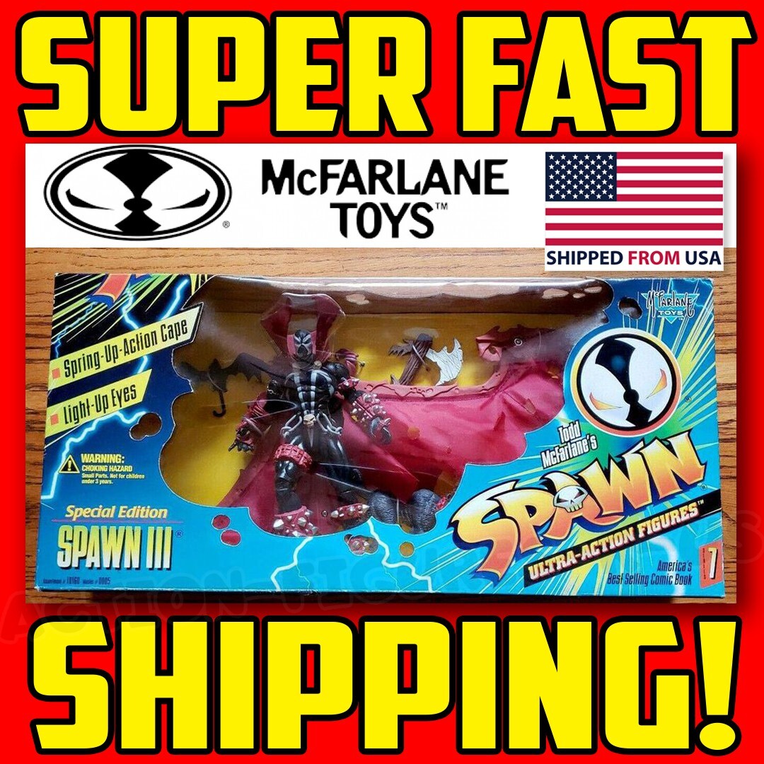 New Special Edition Spawn III 3 Series 7 Ultra-Action Figure 1996