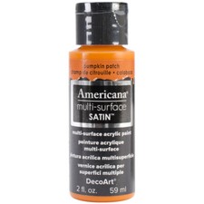 Americana Multi-Surface Satin Acrylic Paint 2oz-Pumpkin Patch, DA5-30-11, 3 Pack