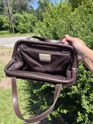 Kooba New York Vintage Brown Fur Shoulder Bag / Hand Bag - Picture 21 of 21