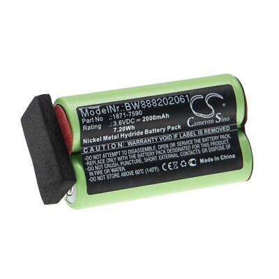 Akku für Moser ChromStyle 1871 2000mAh 3,6V Haarschneidemaschine