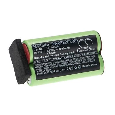 VHBW Batteria per Tagliacapelli Moser ChromStyle 1871 2000mAh 3,6V