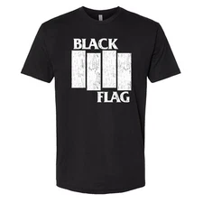 Black Flag T-Shirt Punk Rock Henry Rollins Misfits Minor Threat Fear Small-3X