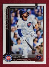 2025 Topps #303 Dansby Swanson Chicago Cubs