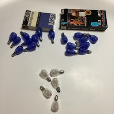 Westinghouse  GE M2B 17-Blue Dot Flashbulbs 5 Clear New Old Stock