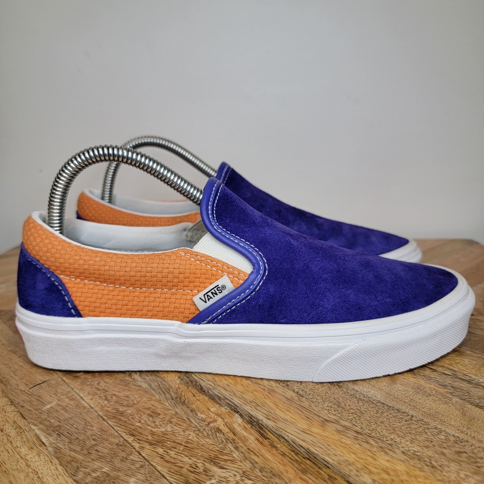 VANS Classic Slip On Mens Womens P&C Royal Blue Apricot