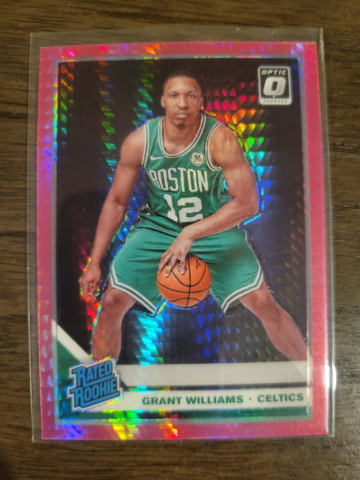 Grant Williams 2019 Donruss Optic Hyper Pink RR Basketball Card #157 Rookie