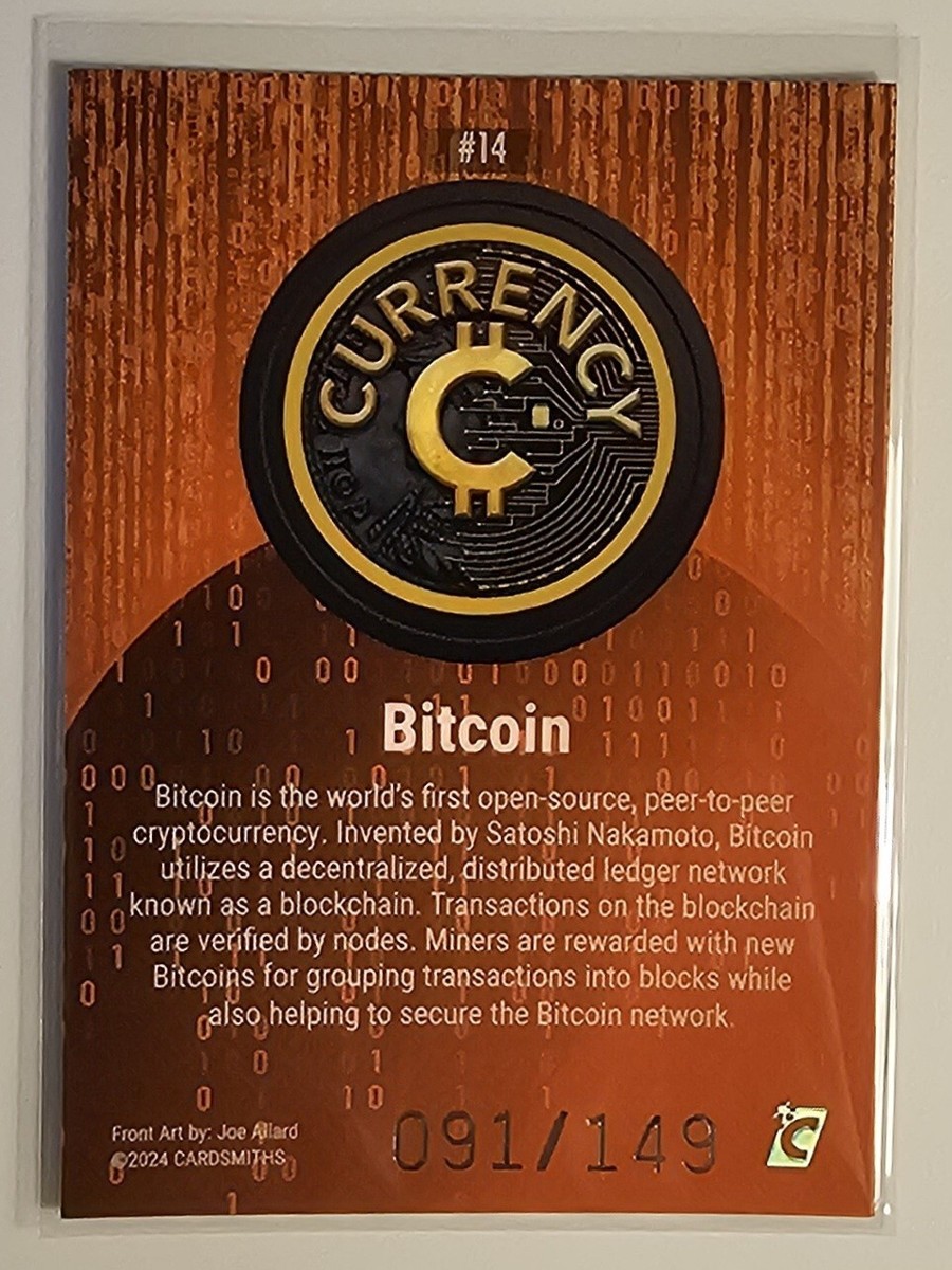 2024 Cardsmiths Currency S3 BERYL GEMSTONE #91/149 #14 Bitcoin | eBay