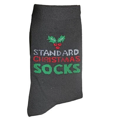 GEM IMPORTS LTD Men's Christmas Socks Size 6-10 - Novelty Standard Christmas Socks