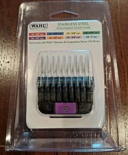 WAHL Stainless Steel Blade 4 - 1/4" 5mm Cut Best w/Competition 30 Blades EUC