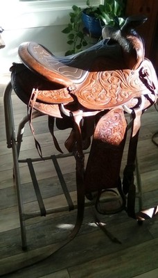 used western horse saddle