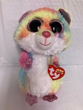 Ty Beanie Boos💜Rodney The Hamster 9" Medium New MWMT's
