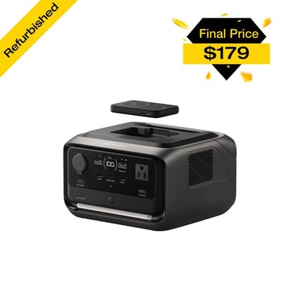 EcoFlow River 3 Plus 286Wh Wireless Boost Combo & 5000mAh RAPID Power Bank