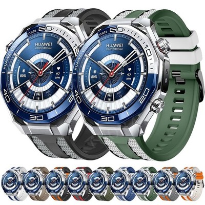 Silikon Armband Für Huawei Watch Ultimate Buds GT 6 5 46mm GT 4 3 2 Pro Ersatz