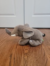 Wild Republic Elephant Plush Stuffed Animal Gray, Soft, Floppy, 11-inch