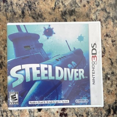 CIB Nintendo Steel Diver Cartridge Case with Original Box Art for Nintendo 3DS