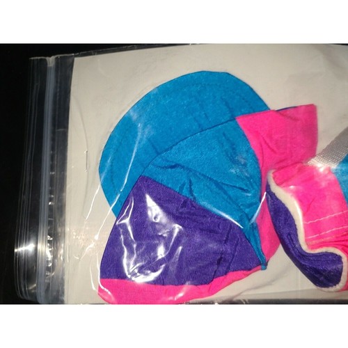 Conjunto de accesorios para muñecas niñas de 18 pulgadas rosa púrpura azul botas peludas, sombrero y bolsa de lona - Imagen 9 de 10
