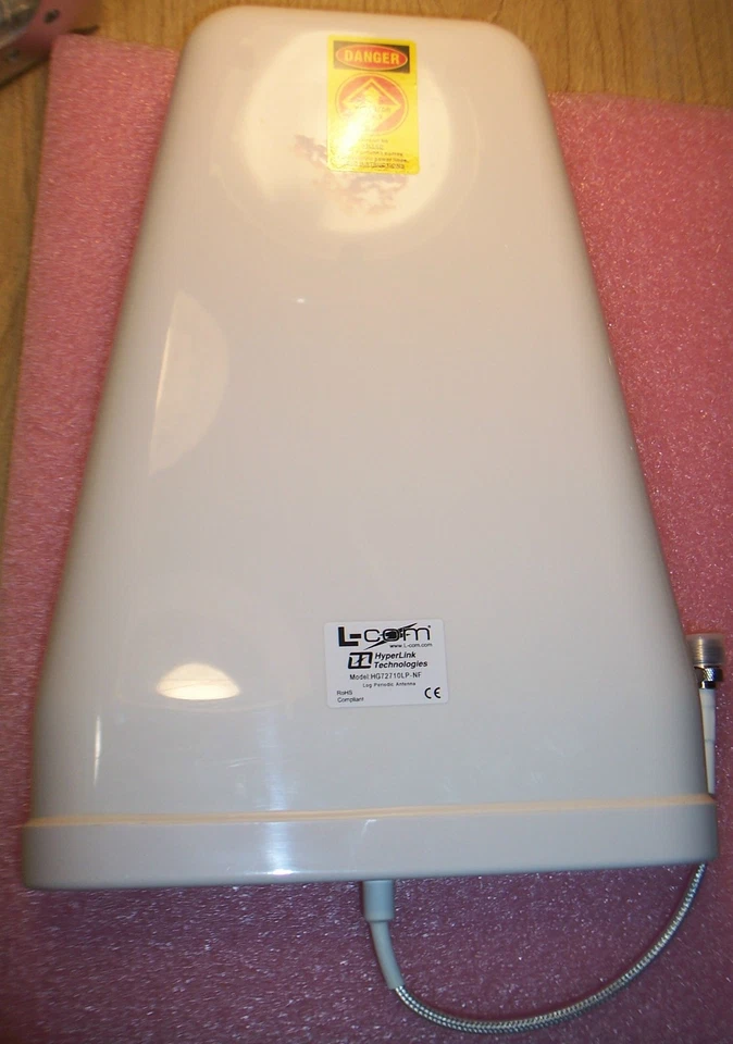 HG72710LP-NF L-COM WIDE BAND PANEL RF ANTENNA 802.11b/g ISM, WI-FI, WLAN ROHS - Image 2 of 4