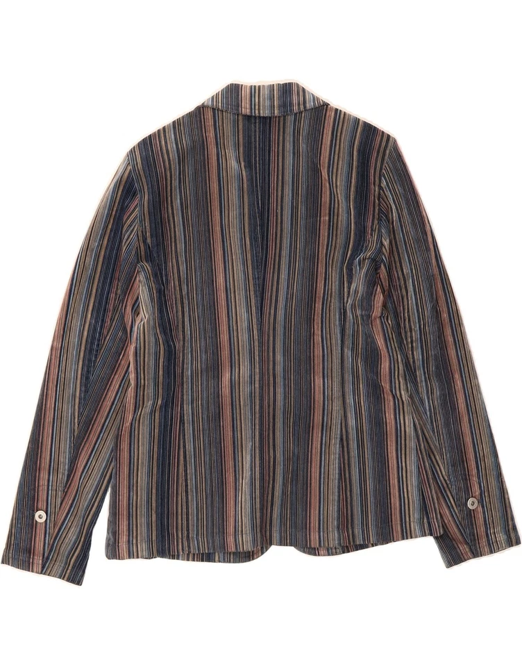 BONITA Womens 3 Button Blazer Jacket EU 38 Medium Multicoloured Striped NY07 - Image 2 of 3