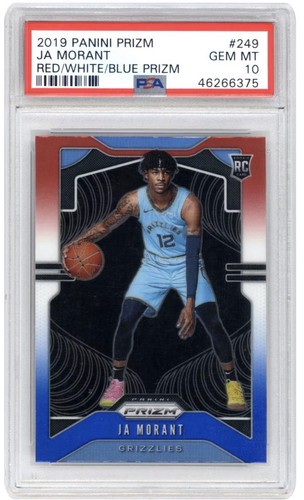 2019 Ja Morant [Red, White, and Blue Prizm] #249