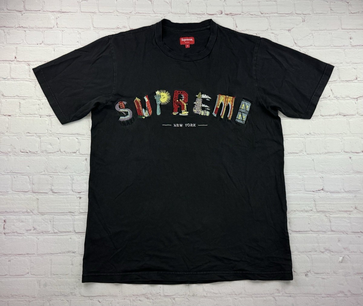 Supreme City Arc Tee Black L Size Supreme NYC Black Tee – WyCo 