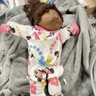 Vintage 1978 1982 Cabbage Patch Kids Doll Brown Hair Brown Eyes Red