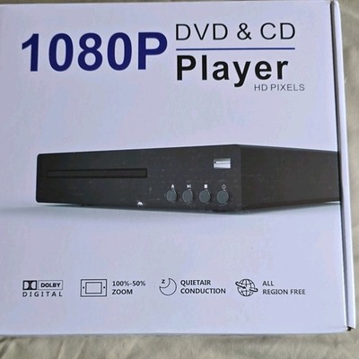 HD DVD-MT 1080p DVD CD Player Region Free HDMI USB Dolby Digital Black