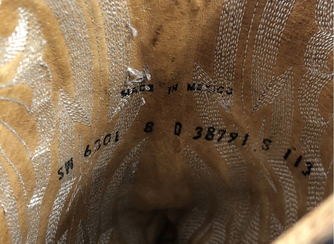 Men's Python Snakeskin Custom Leather Western Cow… - image 9