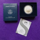 2008 W American Silver Eagle  1 oz .999 Fine Silver Uncirculated With Box & COA